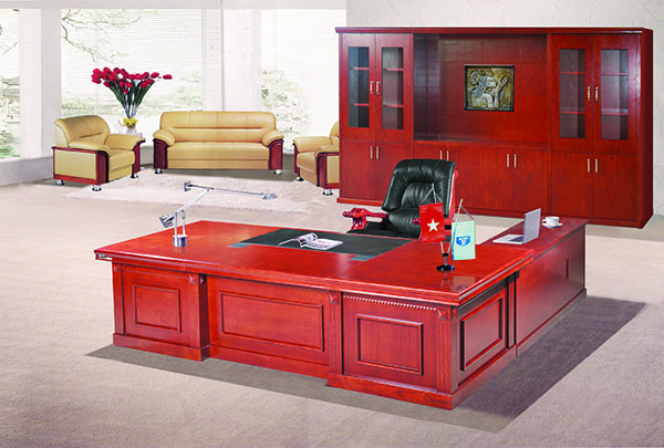 DT3012V8 | Bàn giám đốc Veneer | Bàn lãnh đạo Hòa Phát