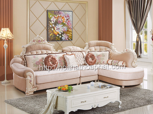 Sofa gia đình cao cấp SF51 | Sofa vải nỉ Hòa Phát