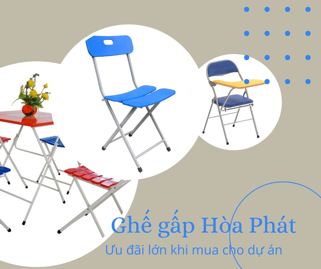 Ứng dụng ghế gấp Hòa Phát trong cuộc sống hàng ngày