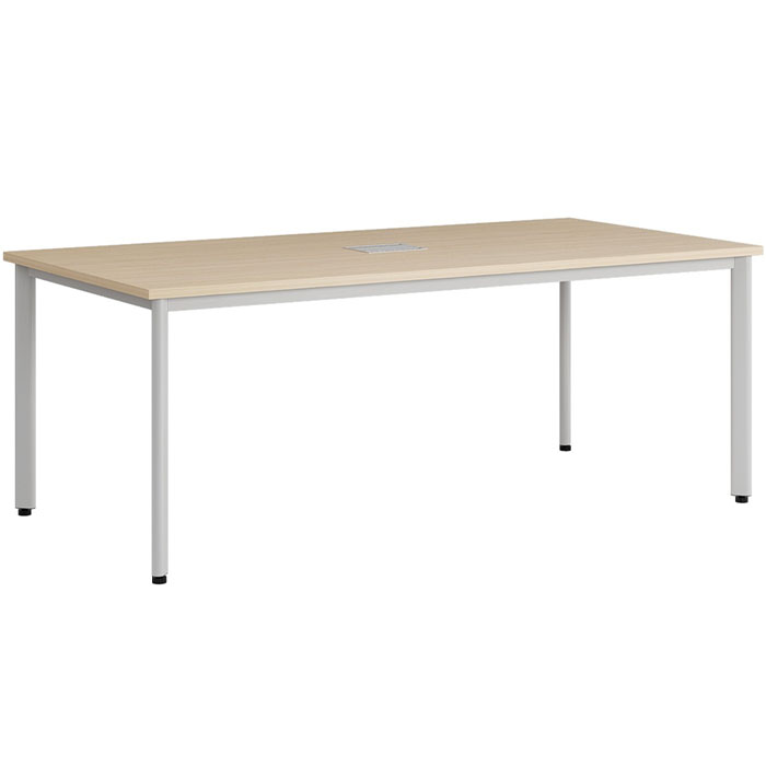 Bàn họp chân sắt mặt gỗ HRH2010C7