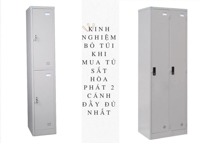 tủ sắt hòa phát 2 cánh 