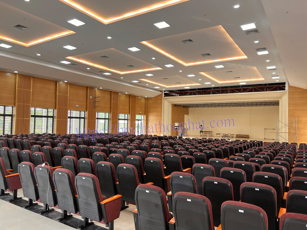 Cung cấp ghế hội trường nhập khẩu tại Đại học Khoa học Thái Nguyên