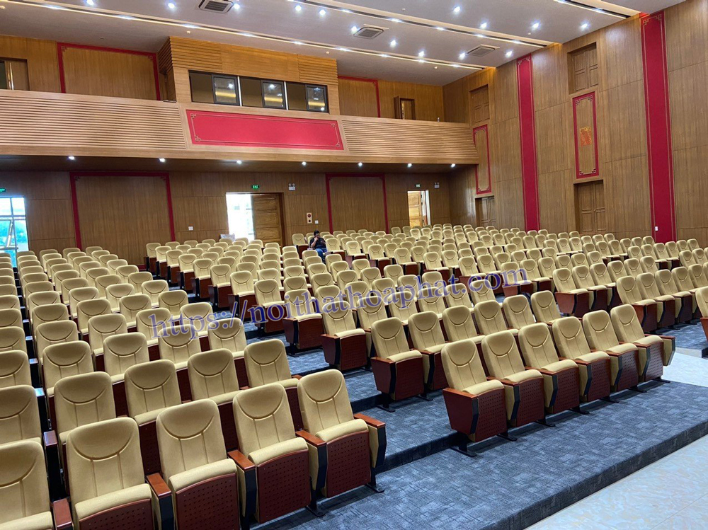 Dự án thi công ghế hội trường Công an tỉnh Hà Giang
