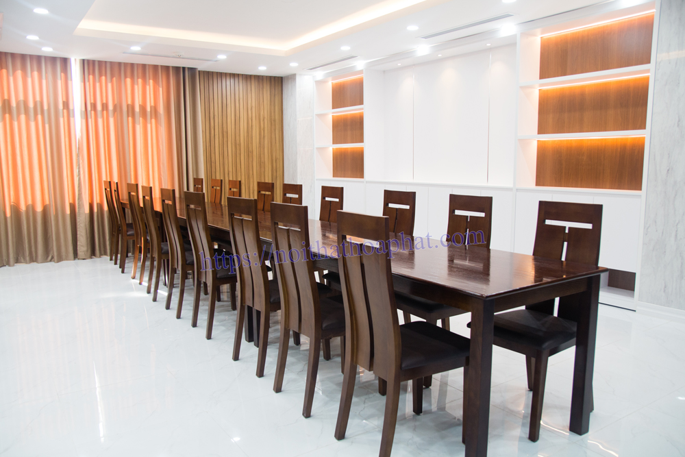 Dự án thi công nội thất phòng ăn tại công ty Handico 1