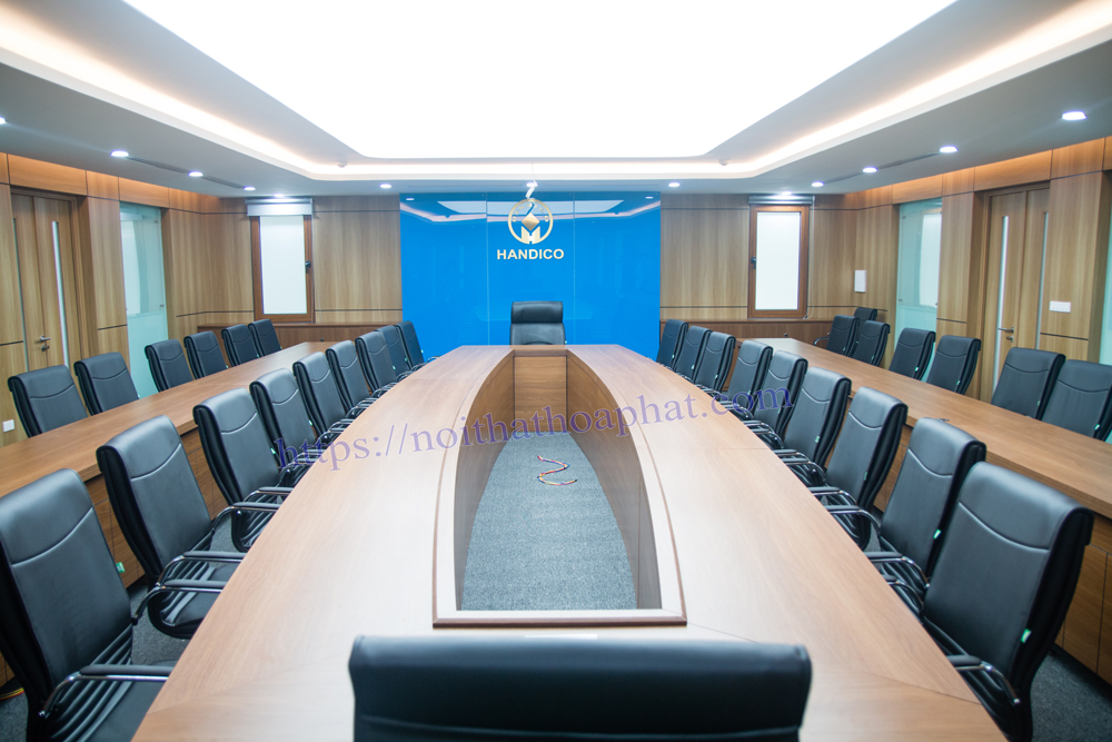 Dự án thi công nội thất phòng họp tại công ty Handico