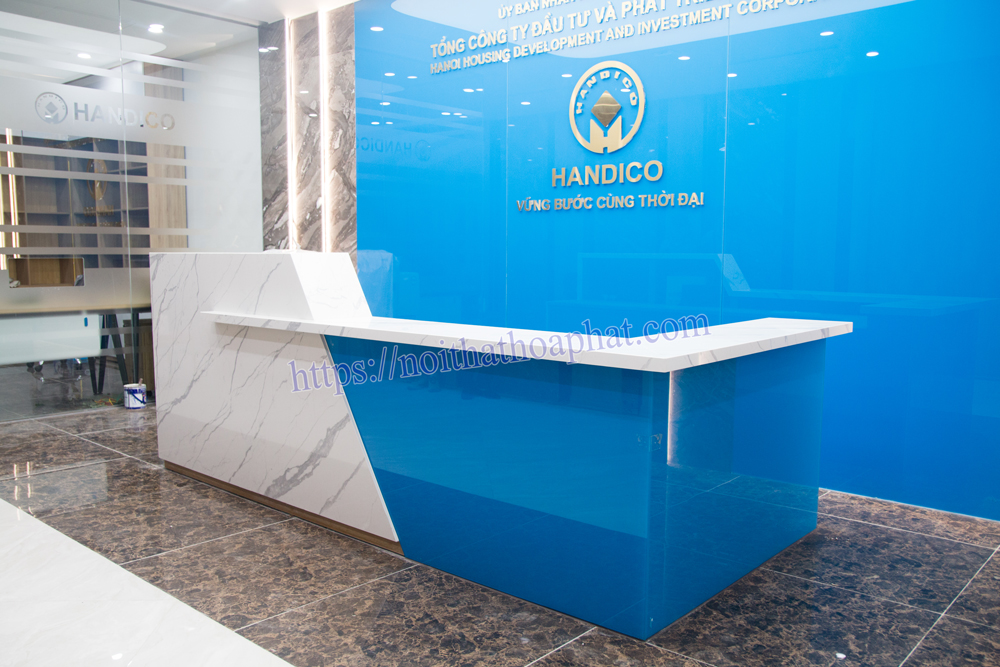 Dự án thi công sảnh văn phòng tại công ty Handico