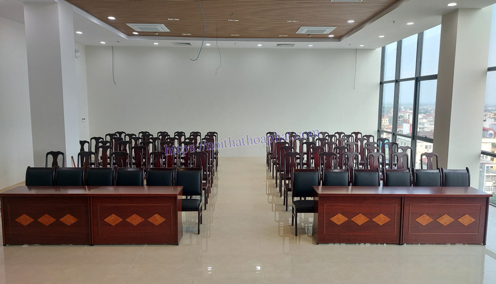 Bàn ghế phòng hội trường cho Trung tâm Điều Hành Viễn Thông tỉnh Hưng Yên