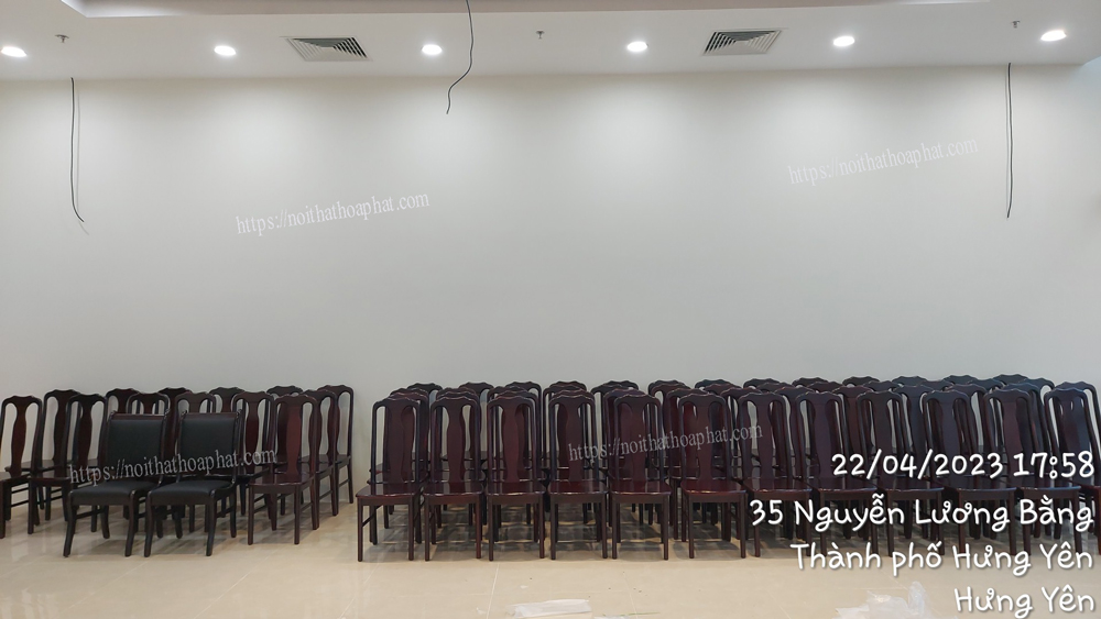 Bàn ghế phòng hội trường cho Trung tâm Điều Hành Viễn Thông tỉnh Hưng Yên