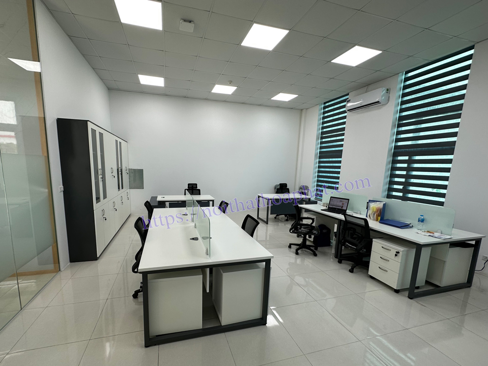 Thi công nội thất văn phòng tại công ty Chengen Technology - Bắc Ninh