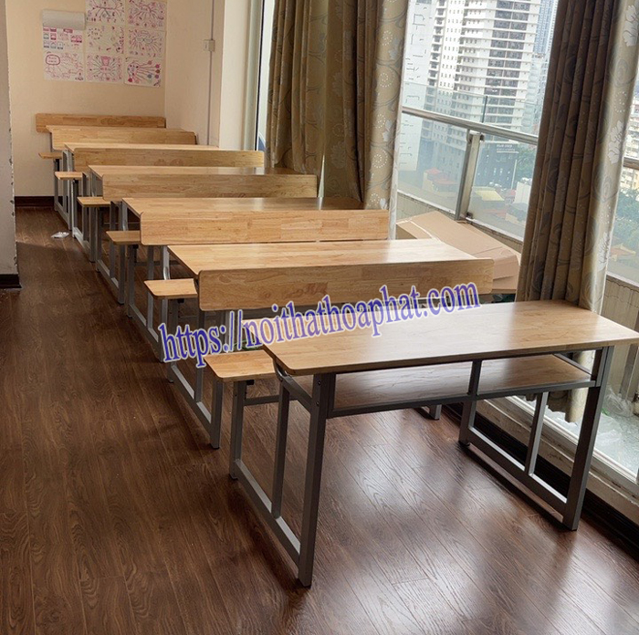 Lắp đặt 17 bộ bàn ghế học sinh BHS111 tại Ngụy Như Kon Tum, Thanh Xuân, TP Hà Nội
