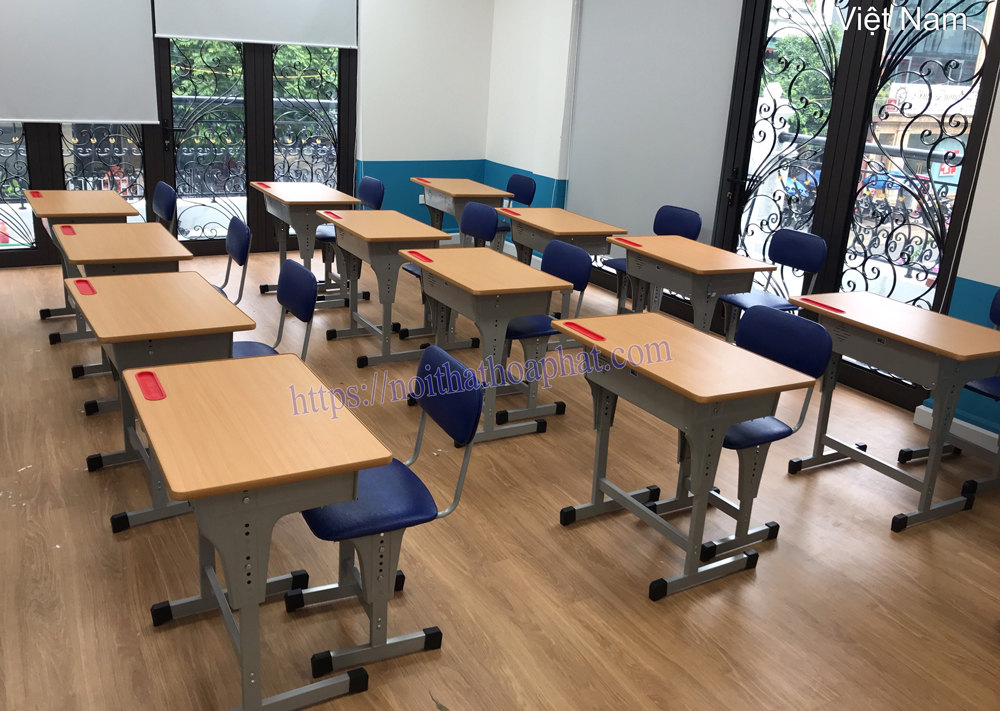 mẫu bàn học sinh cấp 1 BHS03-1 + GHS03-1