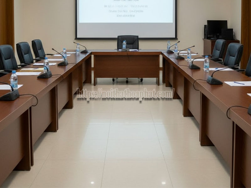 chi phí đầu tư bàn họp cao cấp