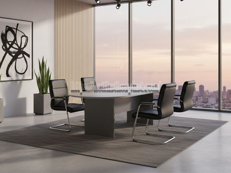 cách chọn bàn họp cho phòng hẹp