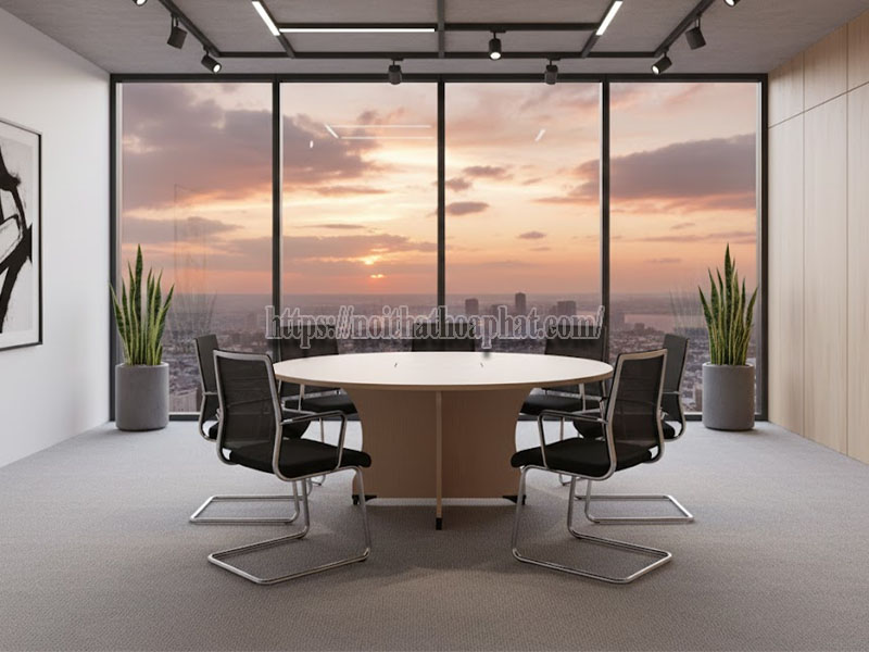 bàn họp tròn nhỏ