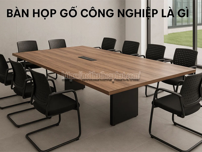 bàn họp gỗ công nghiệp là gì