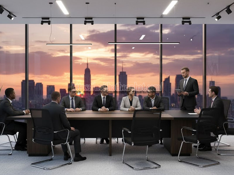 các loại bàn họp văn phòng phổ biến