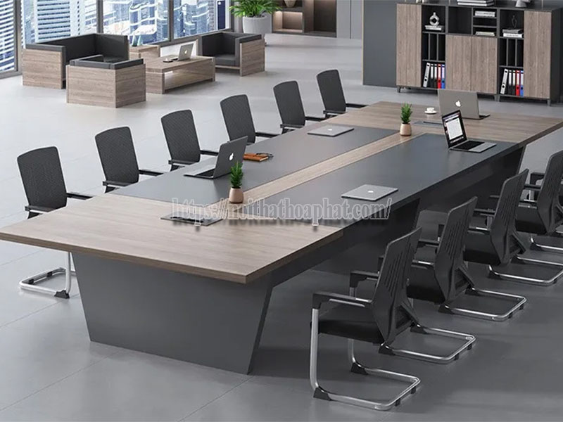 bàn họp MDF lõi xanh chống ẩm