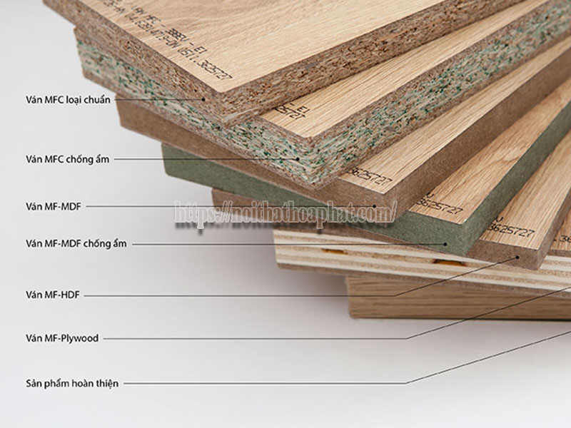 phân biệt MDF thường và MDF chống ẩm