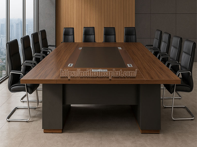 bàn họp tích hợp ổ điện