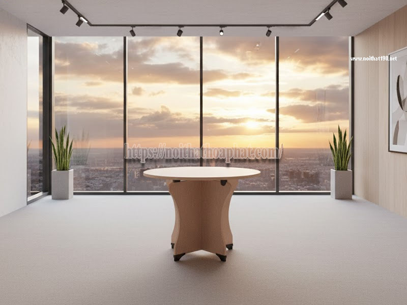 bàn họp hình tròn