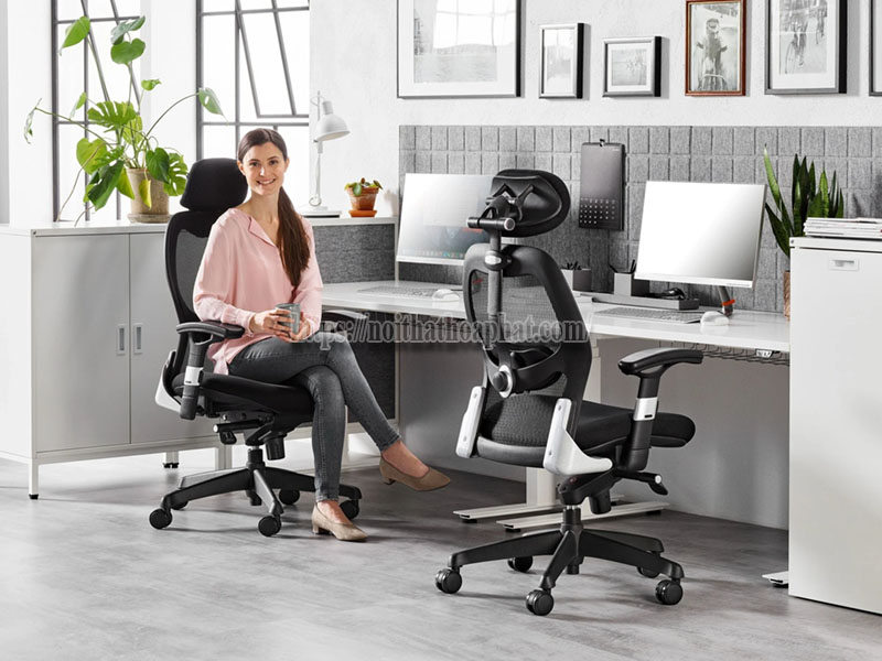 chọn ghế công thái học theo chiều cao
