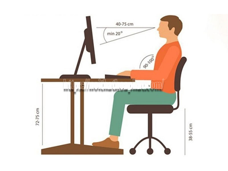 ghế xoay ergonomic chống đau lưng