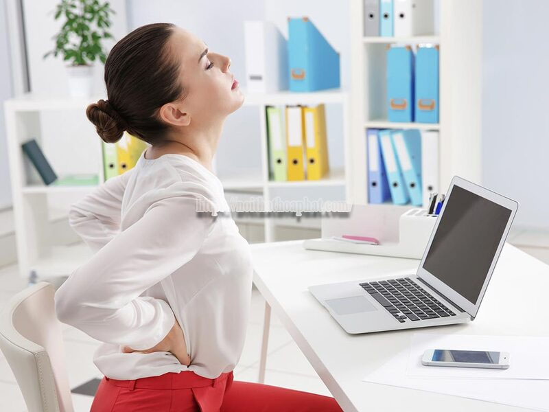 ghế ergonomic Hòa Phát cho người đau lưng