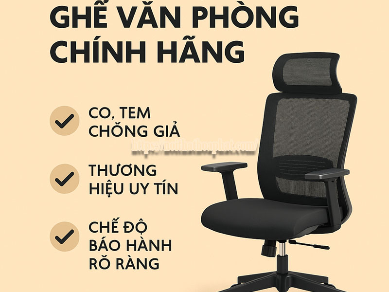 tiêu chuẩn ghế văn phòng chính hãng