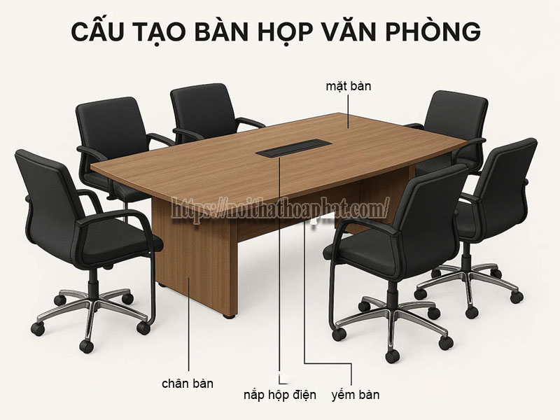 cấu tạo bàn họp