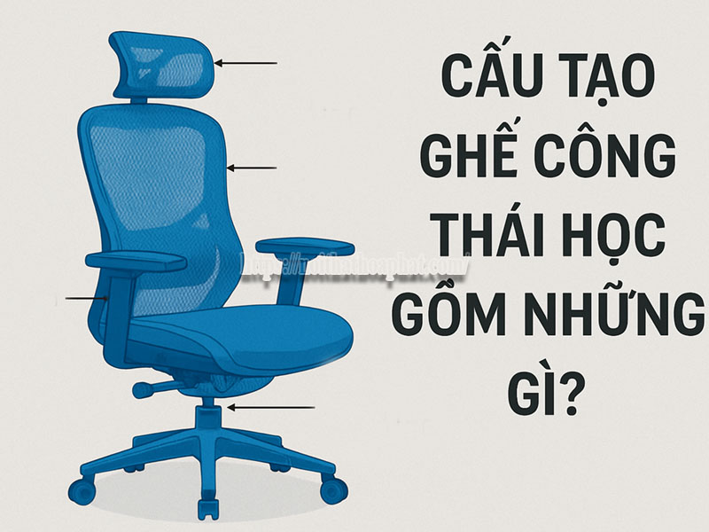 Cấu Tạo Ghế Công Thái Học