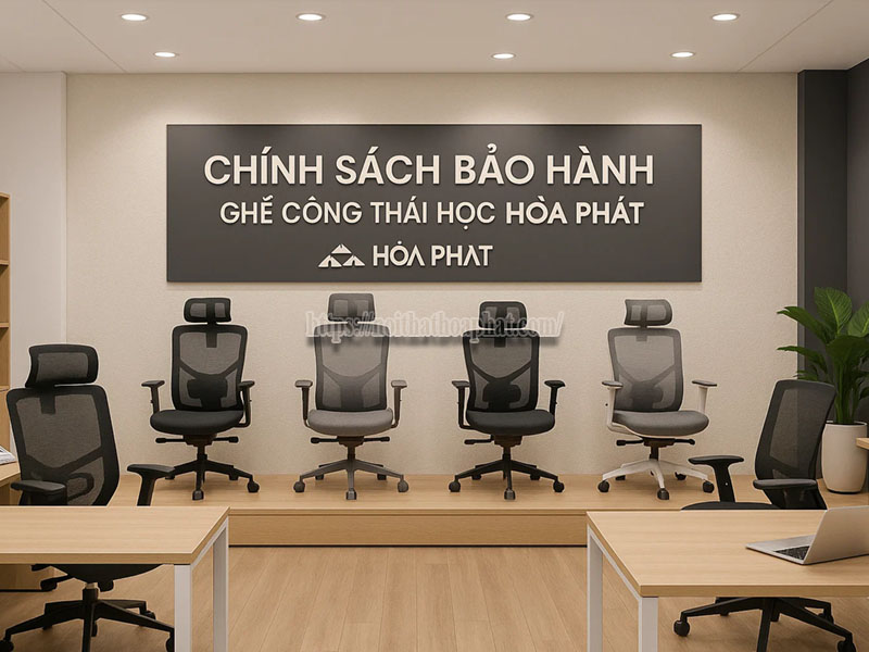 Chi Tiết Chính Sách Bảo Hành Ghế Công Thái Học Hòa Phát