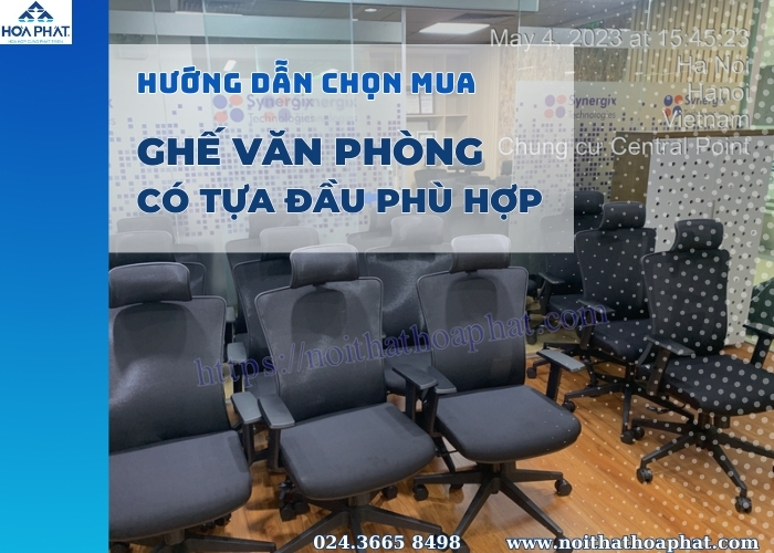 Hướng dẫn chọn ghế văn phòng có tựa đầu phù hợp