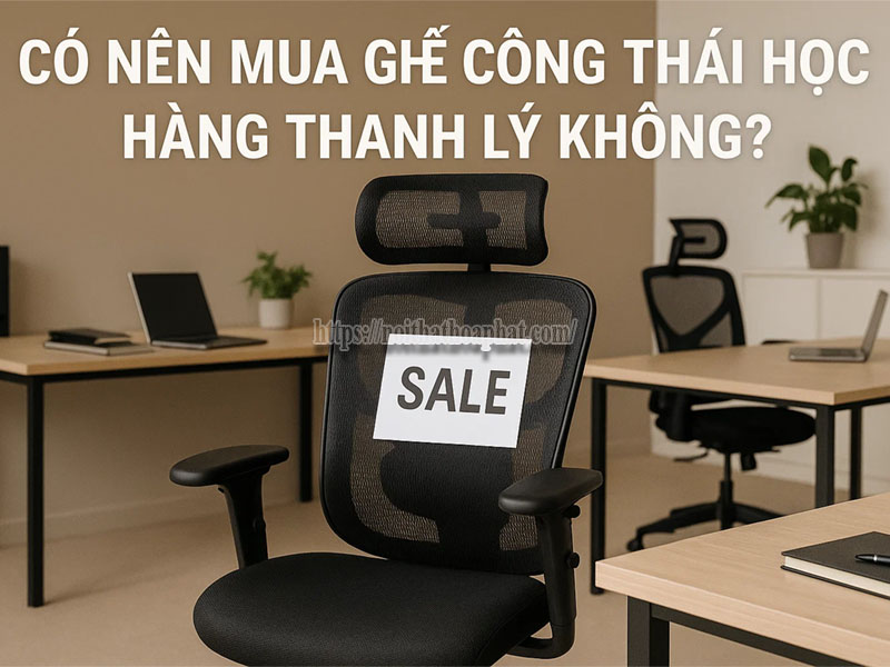 có nên mua ghế công thái học hàng thanh lý không