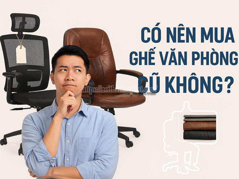 mua ghế văn phòng cũ có tốt không