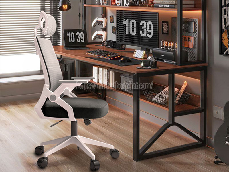 bàn ghế văn phòng công thái học trọn bộ