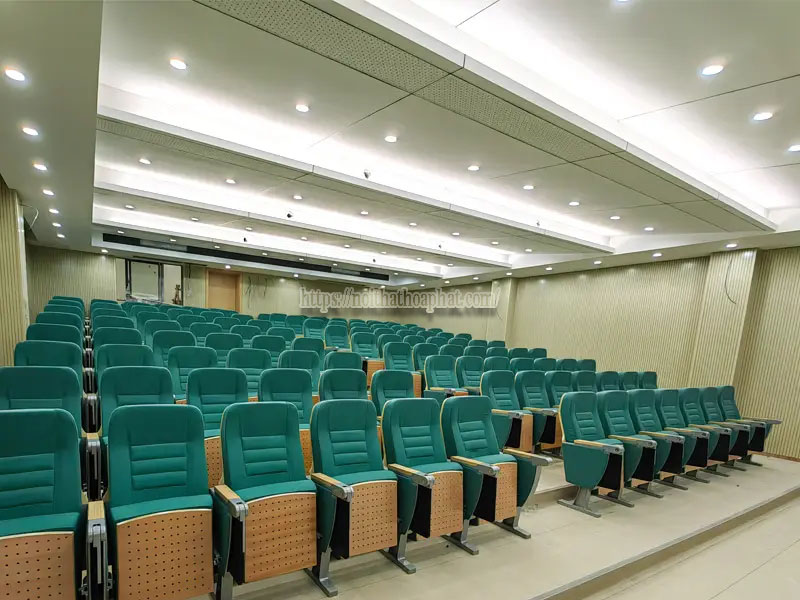 Phân phối ghế hội trường Hòa Phát – Lắp đặt ghế tại showroom 352 Giải Phóng