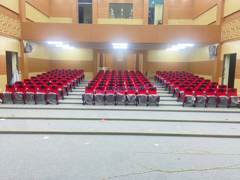 Dự án thi công nội thất hội trường tại Hoàng Su Phì, Hà Giang