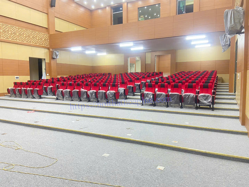 Dự án thi công nội thất hội trường tại Hoàng Su Phì, Hà Giang