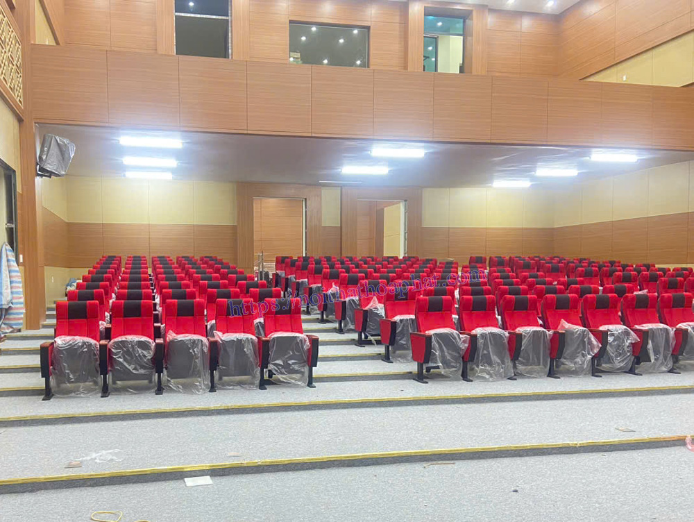 Dự án thi công nội thất hội trường tại Hoàng Su Phì, Hà Giang