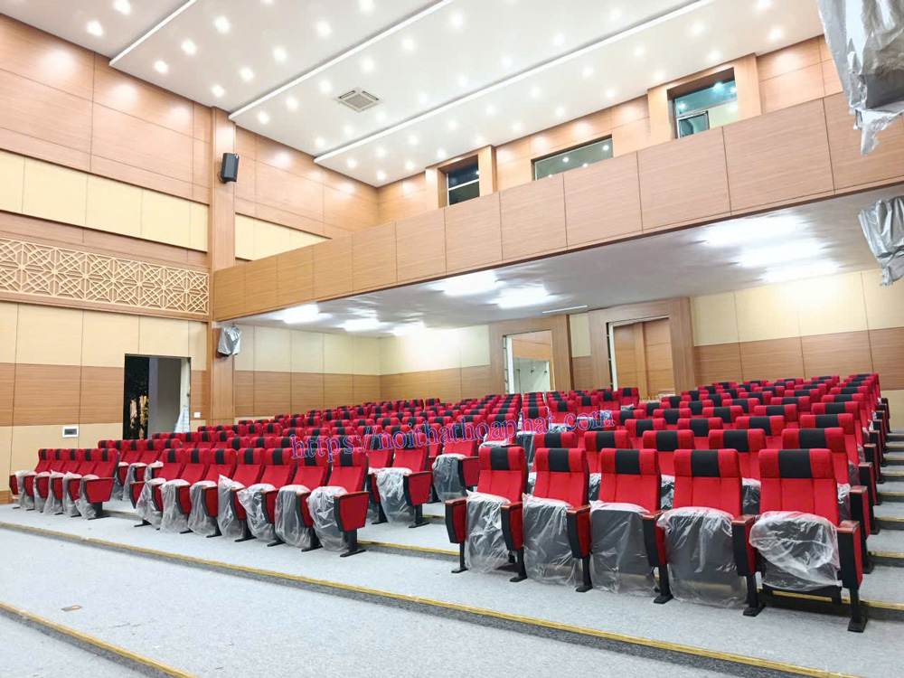 Dự án thi công nội thất hội trường tại Hoàng Su Phì, Hà Giang