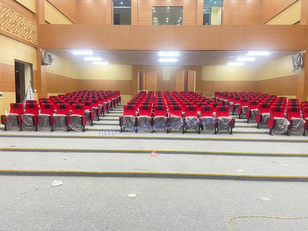 Dự án thi công nội thất hội trường tại Hoàng Su Phì, Hà Giang
