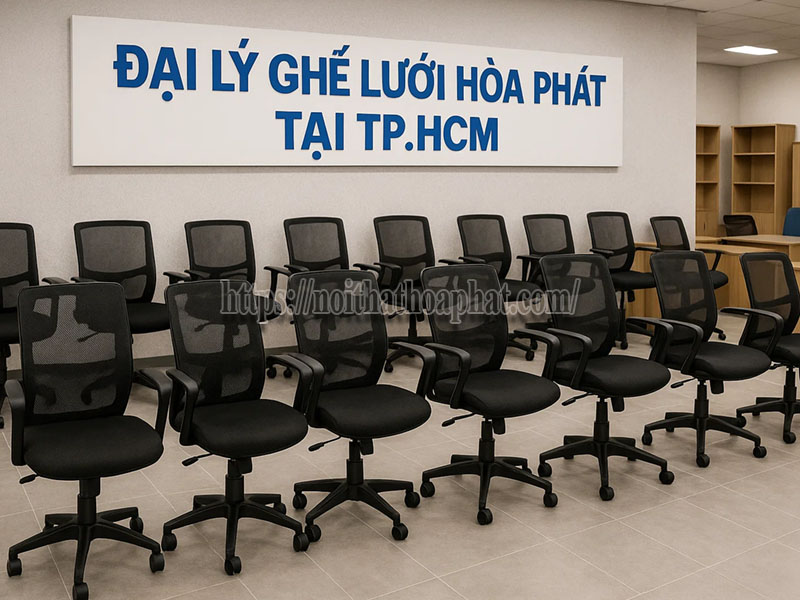 đại lý ghế lưới Hòa Phát tại TPHCM