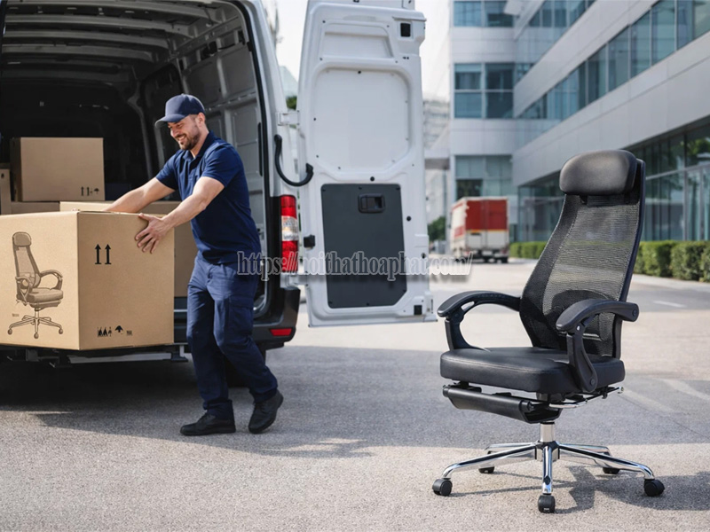 đại lý ghế xoay giao hàng nhanh