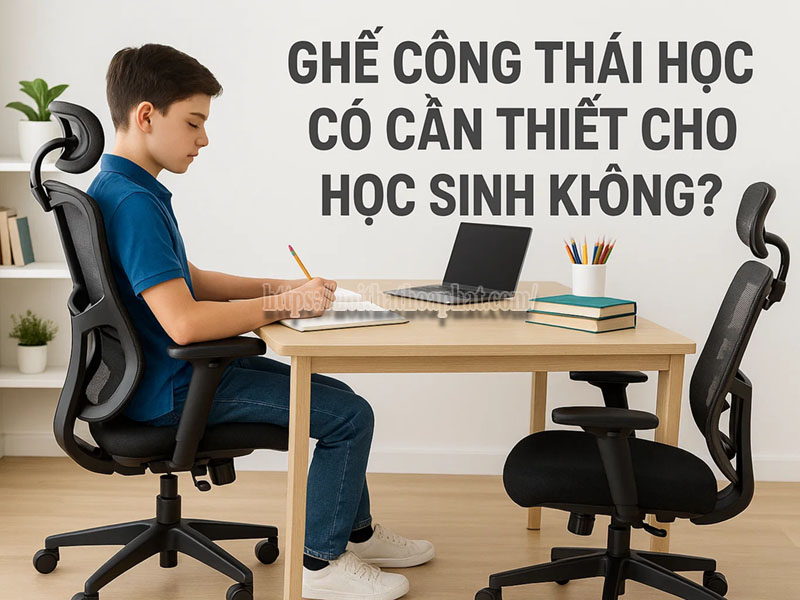 Ghế Công Thái Học Có Cần Thiết Cho Học Sinh Không?