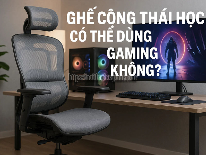 so sánh ghế công thái học và ghế gaming