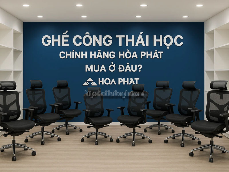 ghế công thái học chính hãng Hòa Phát mua ở đâu