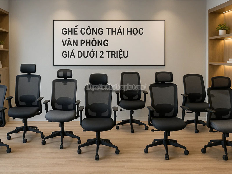 Ghế Công Thái Học Văn Phòng Giá Dưới 2 Triệu
