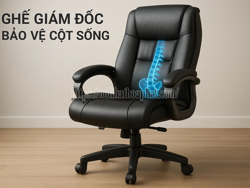 ghế giám đốc bảo vệ cột sống
