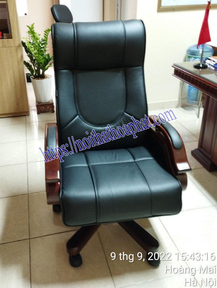 Hình ảnh thật ghế giám đốc TQ01 tại Lĩnh Nam, Hoàng Mai, Hà Nội