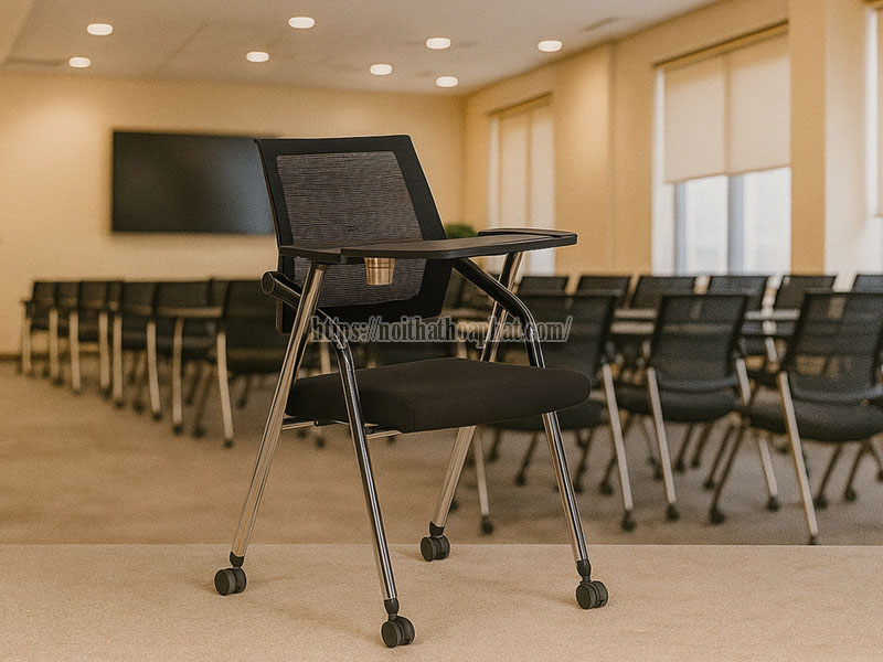Ghế hội trường cho hội thảo có khác gì với hội trường? Phân biệt và lựa chọn tối ưu